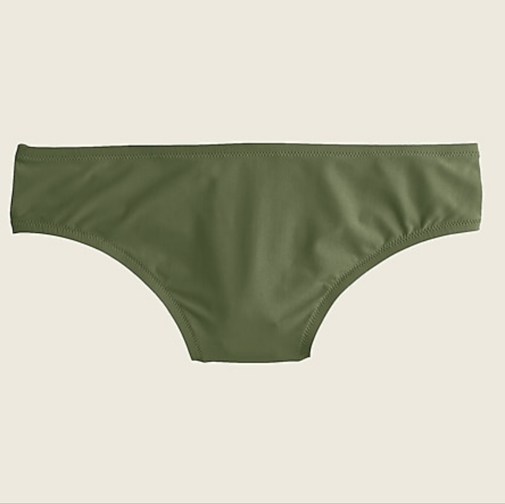 J.Crew plus full coverage bikini brief bottoms, 3X, green - Picture 1 of 8